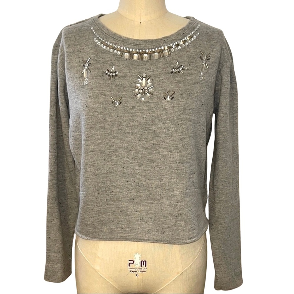 Embellished  Sweater Top